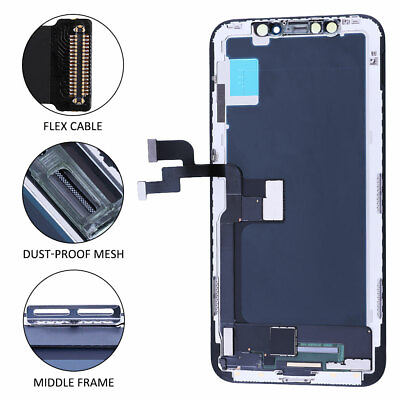 #ad For iPhone X Display LCD Touch Screen Digitizer Assembly Replacement A Quality $15.87
