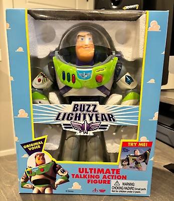 #ad SEALED NEW 1995 Disney Pixar Ultimate Talking Action Buzz Lightyear 1st Edition $99.99