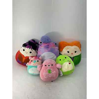 #ad Used LOT Large Sized Squishmallow Pillow Character Plush Dolls $200.00