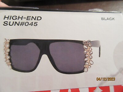 #ad #ad Brand New in Box MAD SHADE Designer Sunglasses Retro SUN S 45 High End BLACK $7.55