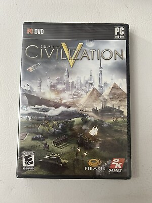 #ad Sid Meier#x27;s Civilization V 5 PC DVD BRAND NEW FACTORY SEALED $12.00