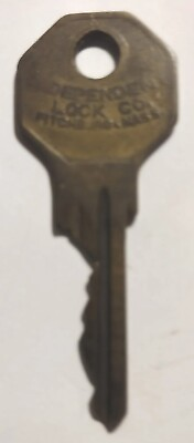#ad Vintage Key DODGE H1199 A Independent Lock Co Fitchburg Mass Appx 2quot; Automotive $8.99