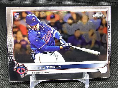 #ad 2022 Topps Chrome #68 CURTIS TERRY Rookie Rc Minnesota Twins $1.50