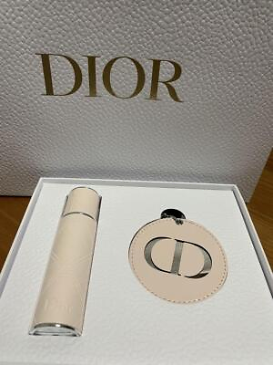 #ad Christian Dior Birthday Gift Logo Perfume Atomizer amp; Mirror Set w Box $75.90