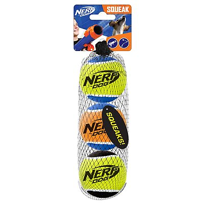 #ad Tennis Ball Dog Toy with Interactive Squeaker Lightweight Durable and Water... $9.23