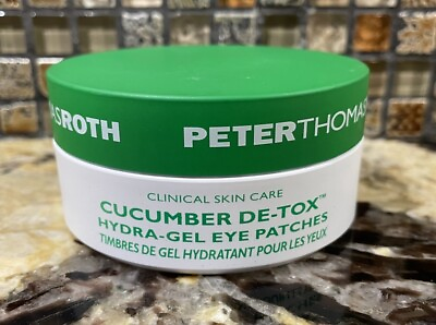 #ad Peter Thomas Roth Cucumber De Tox Hydra Gel Eye Patches 60 Ct New No Box $21.50
