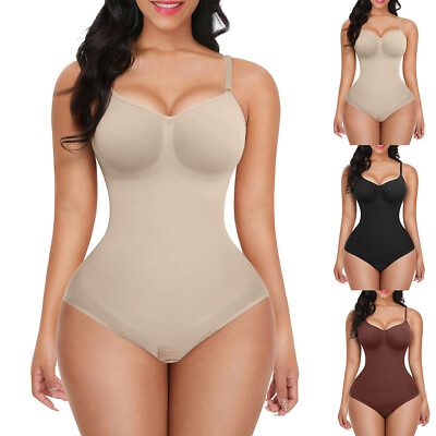 #ad Womens Body Shaper Tummy Control Slimming Seamless Firm Shapewear Bodysuit US $14.29