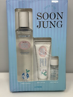 #ad NEW Soon Jung x Etude 3 Piece Gift Set Toners Cica Relief Toner Cica Balm $29.74