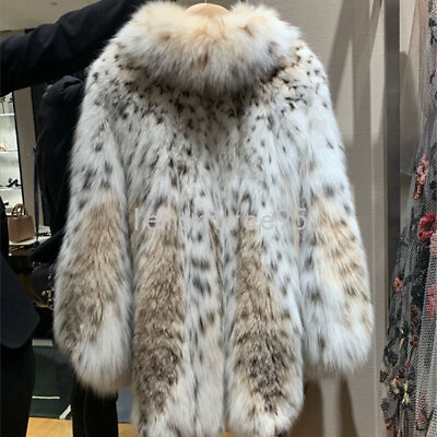 #ad Fall Winter Fox Fur Coat Women#x27;s Medium Long Fashion Leopard Fur Coat $71.14