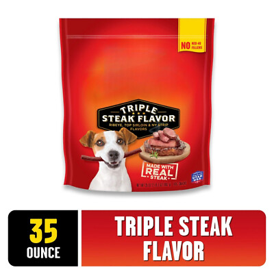 #ad Triple Steak Flavor Dog Treats 35oz Bag $16.09