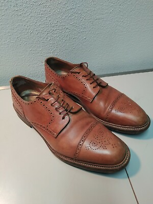 #ad Vibram Goodyear Santoni italy Leather dress Shoes Size 10 1 4 $64.22