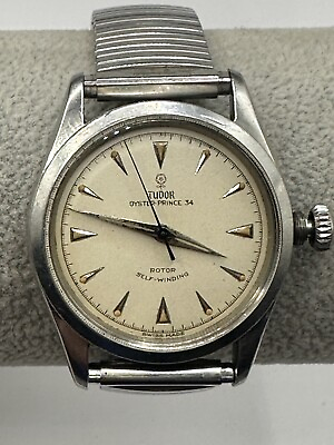 #ad Tudor By Rolex Oyster Prince 34 7909 Automatic Mens Watch Vintage Swiss Made $1199.99
