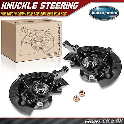 #ad #ad 2x Front Steering Knuckle amp; Wheel Hub Bearing Assembly for Toyota Camry 12 13 17 $173.99