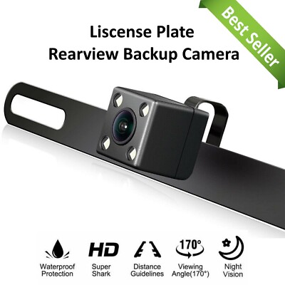 #ad Rear View Camera Backup License Plate Night Vision for JVC KWV850BT KW V850BT $39.90