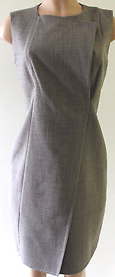 #ad Akris Charming Solid Moss Wool Dress Size US 10 F 42 D 40 $285.00