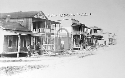 #ad Street View Hotel Foley Alabama AL Reprint Postcard $4.99