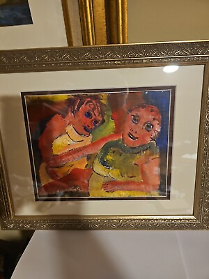 #ad African Artist Shine Tani Original Painting Two Women $145.00