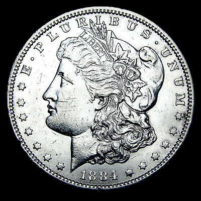 #ad 1884 S Morgan Dollar Silver Stunning Details Coin #XD280 $275.00