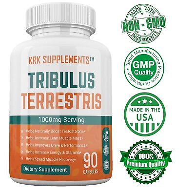#ad 1 Tribulus Terrestris 1000mg per serving Minimum 45% Saponins Extract 90 Capsule $11.99