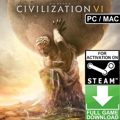 #ad Sid Meier’s Civilization VI 6 PC amp; MAC STEAM KEY GLOBAL FAST DELIVERY civ 6 $6.88