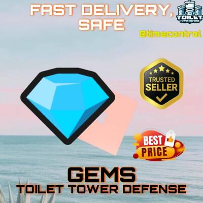 #ad 1k 1m Gems in Toilet Tower Defense TTD Roblox CHEAPEST PRICE 💎 $3.45