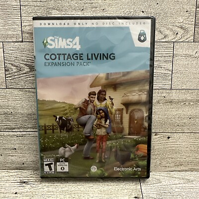 #ad The Sims 4 Cottage Living Expansion Pack PC Game Sealed Brand New Code No Disc $29.95