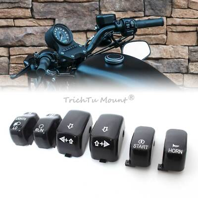 #ad Handlebar Control Switch Cap Button Fit for Harley Softail Sportster Dyna 96 13 $17.72