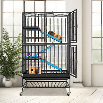 #ad #ad Small Animal Cages Rats Ferret Cats Guinea Pig Large Hamster Indoor Critter Cage $146.73