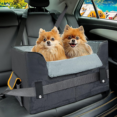 #ad Dog Car Seat for Small Dogs Elevated Dog Booster Seat Pet Travel Carrier Bed fo $134.60
