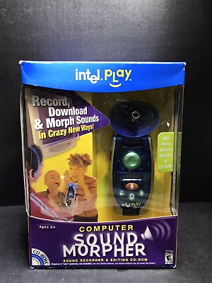 #ad INTEL PLAY Computer Sound Morpher Electronic Handheld Recorder Editing CD NEW $19.98