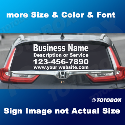 #ad Lettering Custom Sign Decal Sticker Auto Sign Decals Business Sign Decals $62.50