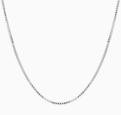 #ad Pori Jewelry Sterling Silver 1mm Box Chain Necklace 14quot; 36quot; Made In Italy 925 $11.99