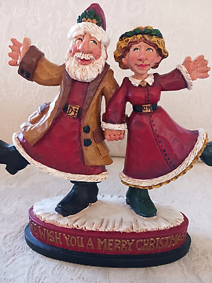 #ad David Frykman Christmas 2004 Signed MR Holiday Greetings Santa amp; Mrs. Claus Stat $55.00