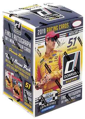 #ad 2019 Panini Donruss NASCAR Racing Factory Sealed Blaster Box 1 Auto or Mem Per $17.98