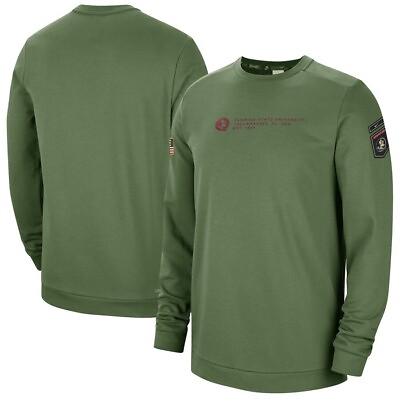 #ad Nike Dri Fit Florida State USA On Field Military Pullover Sweatshirt Mens XL $45.00