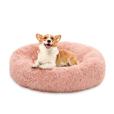 #ad MoNiBloom 31quot;x31quot;x10.5quot; Dog Beds for Medium Size Dogs Machine Washable Long P... $60.12