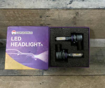 #ad ⚡️CARSPARKLE 9005 HB3 LED Headlight Bulbs 600% Brighter 6500K Cool White 🆕 $24.99