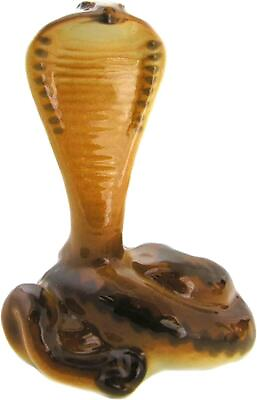 #ad Lomonosov Porcelain Figurine Snake Coiled Cobra Collectible Home Decor 3 In $19.88