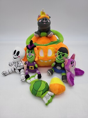 #ad Pumpkin Halloween Plush Playset 8 Pieces $12.99