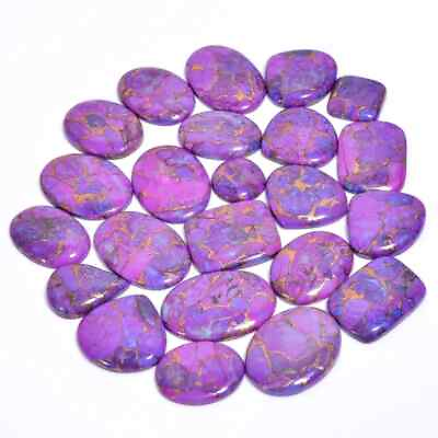 #ad Natural Purple Copper Turquoise Mix Wholesale Loose Gemstone $90.49