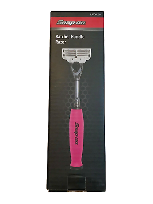 #ad Snap on Tools Razor Soft Grip Ratchet Handle PINK Gillette Blade Shave RATCHRZ P $39.00