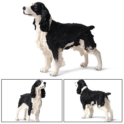 #ad English Spring Spaniel Dog Pet Figure Elegantes Sprin Animal Model Collector Toy $10.98