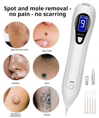 #ad Laser Plasma Pen Mole Removal Dark Spot Skin Tag Tattoo Mole Wart Remover Pen $29.32