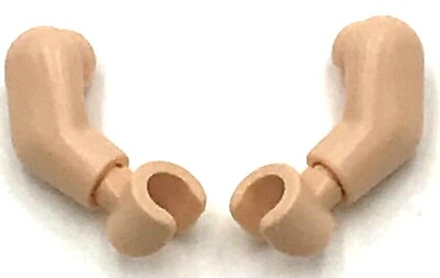#ad Lego New Light Flesh Nougat Pair of Hands and Flesh Arms Minifigure Pieces $2.99
