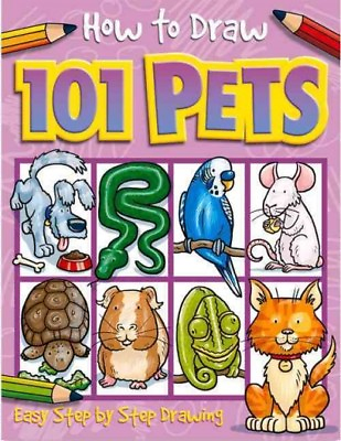 #ad How to Draw 101 Pets Paperback by Top That Publishing plc COR Like New U... $8.82