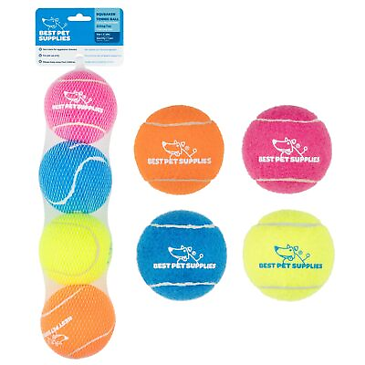 #ad Pet Supplies Squeaky Tennis Toys for Dogs 4 Pack Heavy Duty Interactive Pet T... $21.58