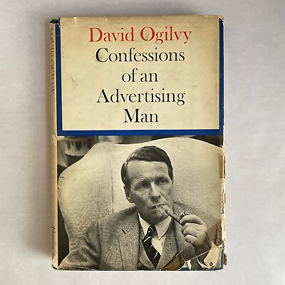 #ad Confessions of an Advertising Man David Ogilvy 1st Edition 4th Print HCDJ Poster $125.00