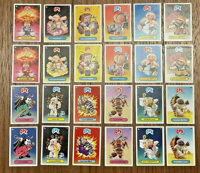 #ad GPK Micro Figures Collection Garbage Pail Kids OS1 Set 24 Card Stickers SERIES 1 $47.40