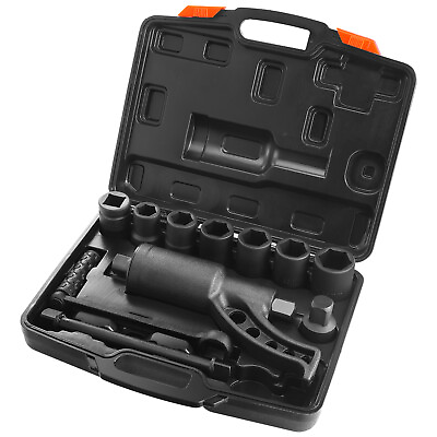 #ad VEVOR Torque Multiplier Wrench Set 1quot; Drive 1:64 Lug Nut Remover with 8 Sockets $53.99