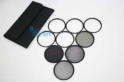 #ad 55MM 4X 6X 8X STAR ND2​ND4ND8 NDUVSoftCPL FILTER SET with CASE for DSLR DC $32.53